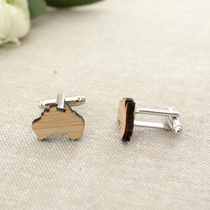 Australia cufflinks - jewellery - eco friendly - sustainable jewelry - jewelry - One Happy Leaf