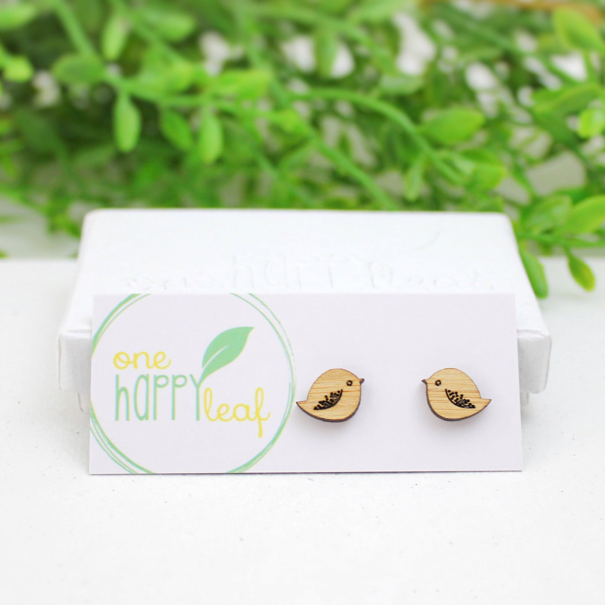 Bird sparrow earrings