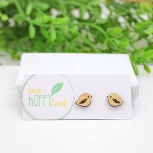 Bird sparrow earrings