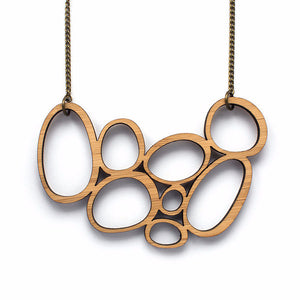 Bubble statement necklace - jewellery - eco friendly - sustainable jewelry - jewelry - One Happy Leaf