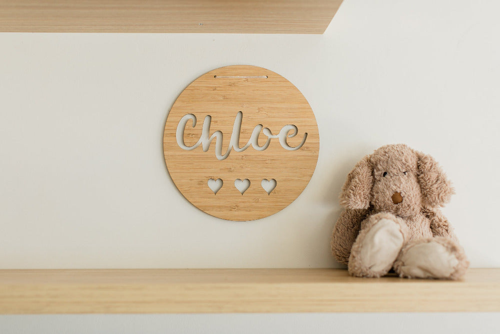 Name plaque for wall wood australia