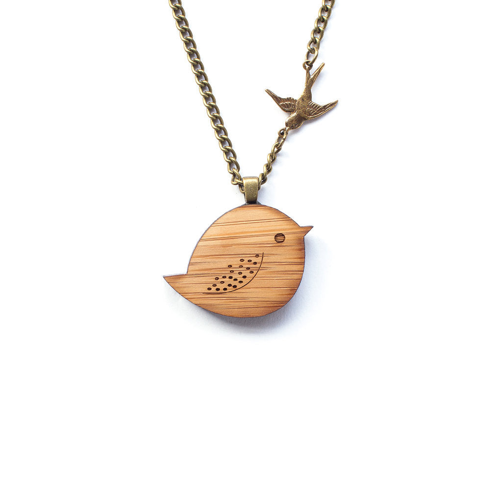 Sparrow necklace - jewellery - eco friendly - sustainable jewelry - jewelry - One Happy Leaf