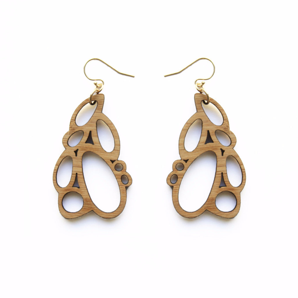 Bloom earrings - jewellery - eco friendly - sustainable jewelry - jewelry - One Happy Leaf