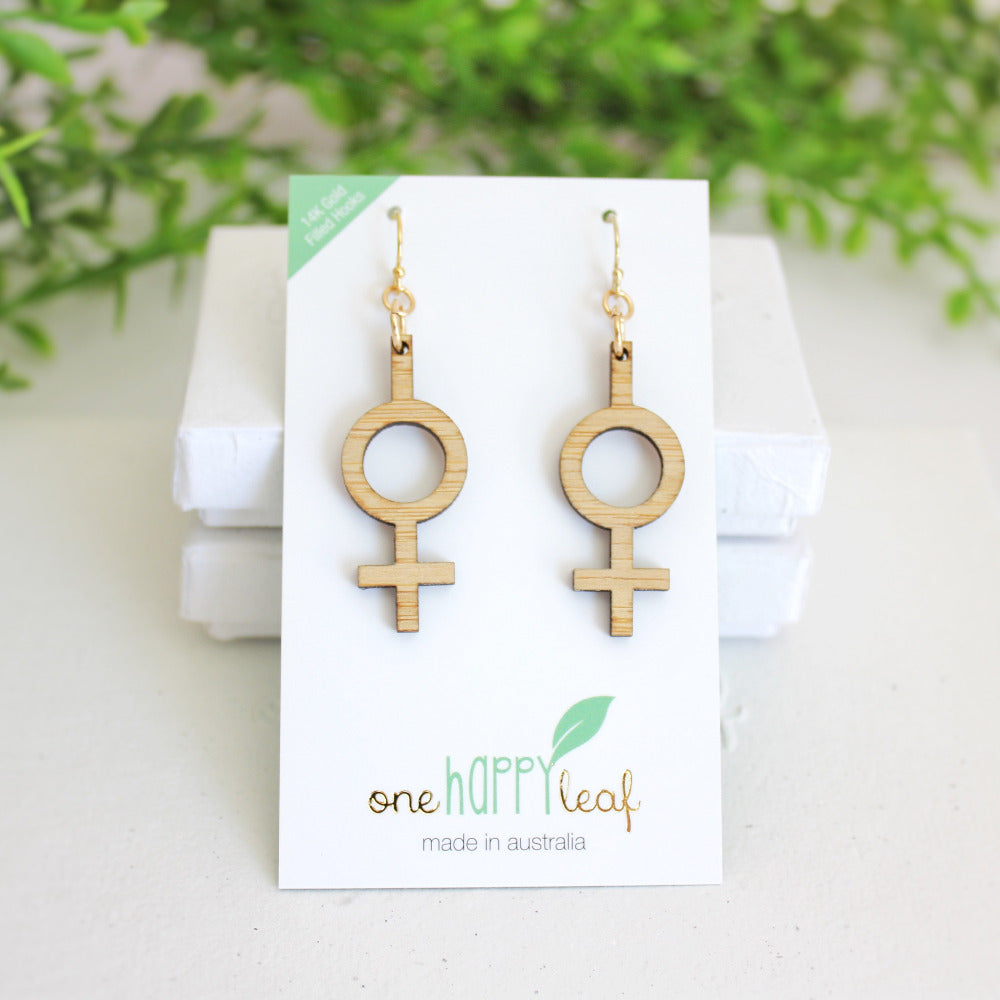 Feminist earrings, feminist jewellery