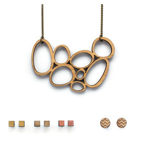 Gift Set :: 3 piece jewellery set - jewellery - eco friendly - sustainable jewelry - jewelry - One Happy Leaf