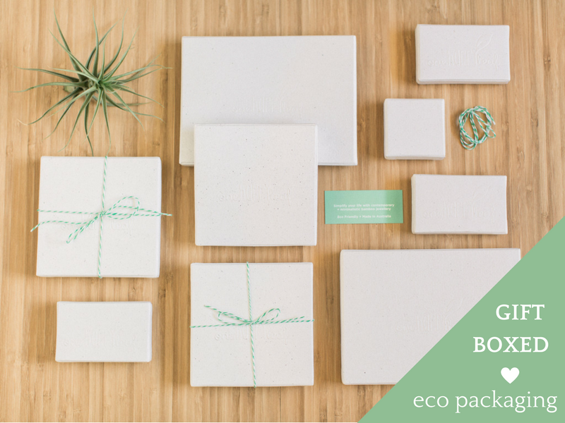 Sustainable jewellery eco packaging