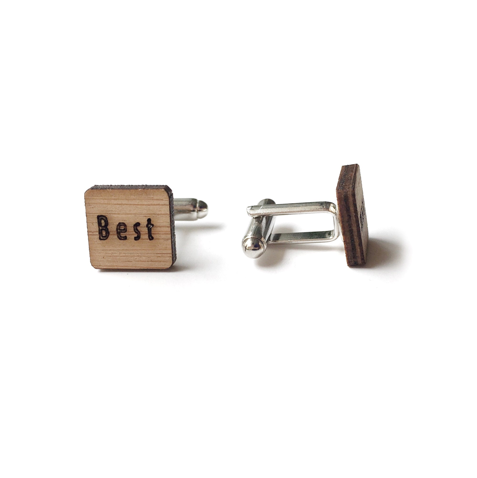 Best man cufflinks - jewellery - eco friendly - sustainable jewelry - jewelry - One Happy Leaf