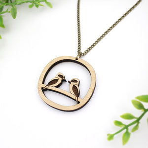 Kookaburra necklace, sustainable jewellery australia