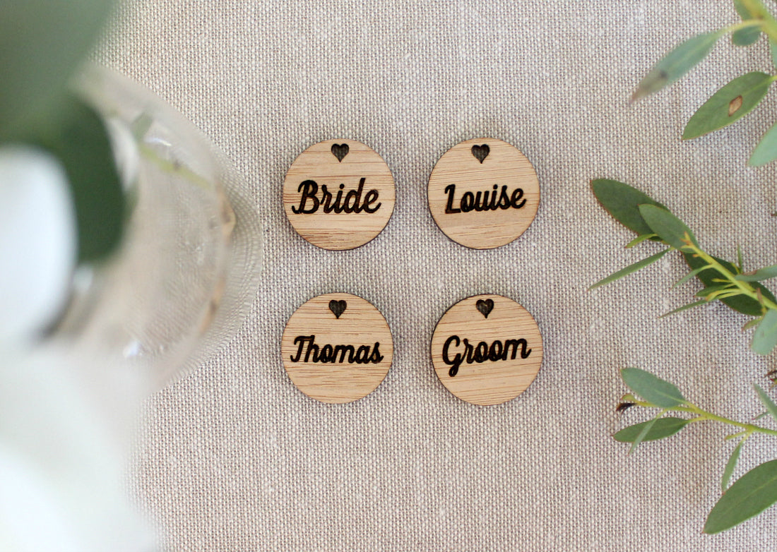 Customised wedding favour tags (set of 10) - jewellery - eco friendly - sustainable jewelry - jewelry - One Happy Leaf