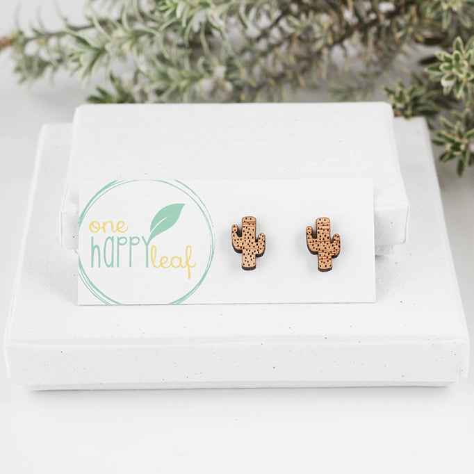 Cactus earrings, cactus themed gifts, cactus jewellery