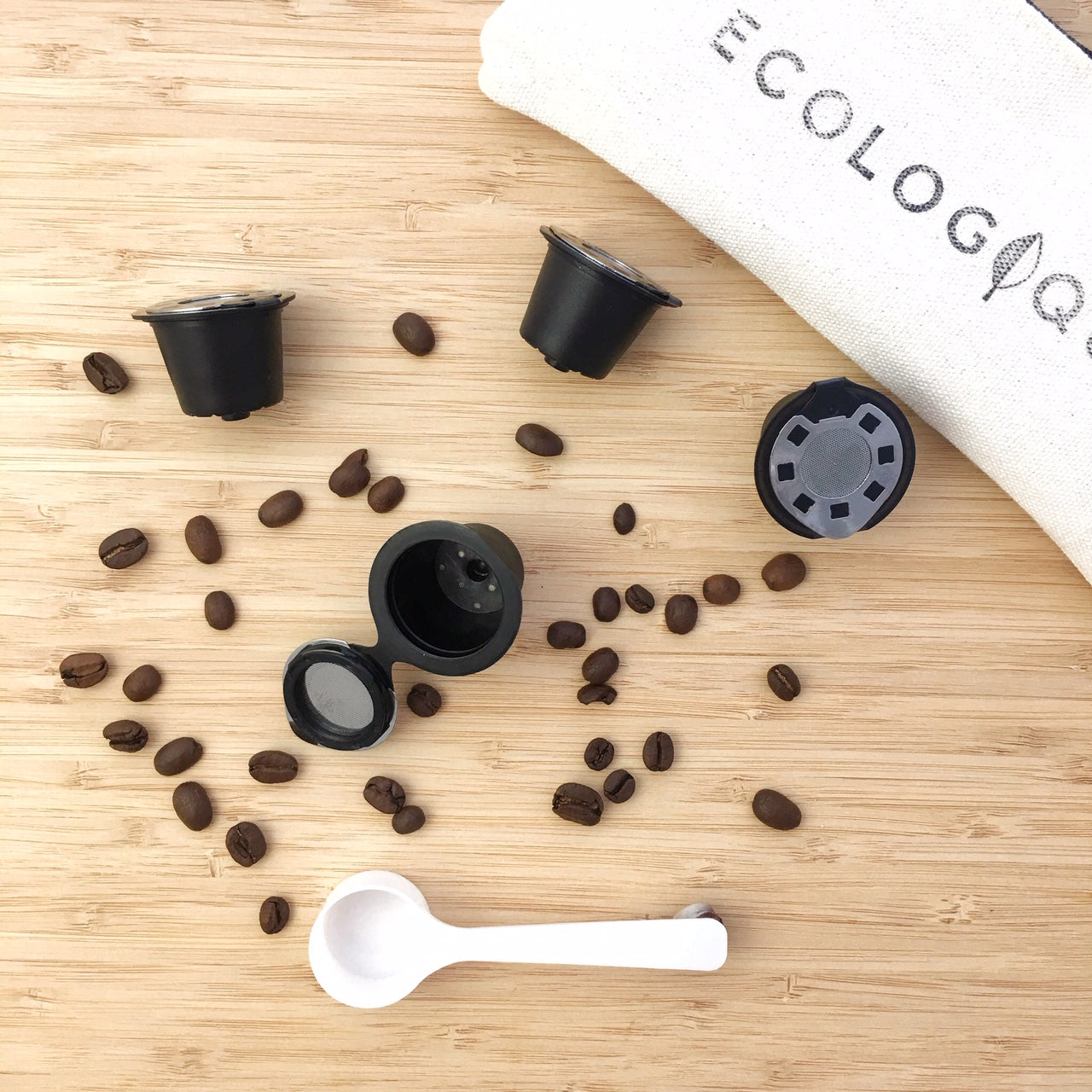 reusable coffee capsule set