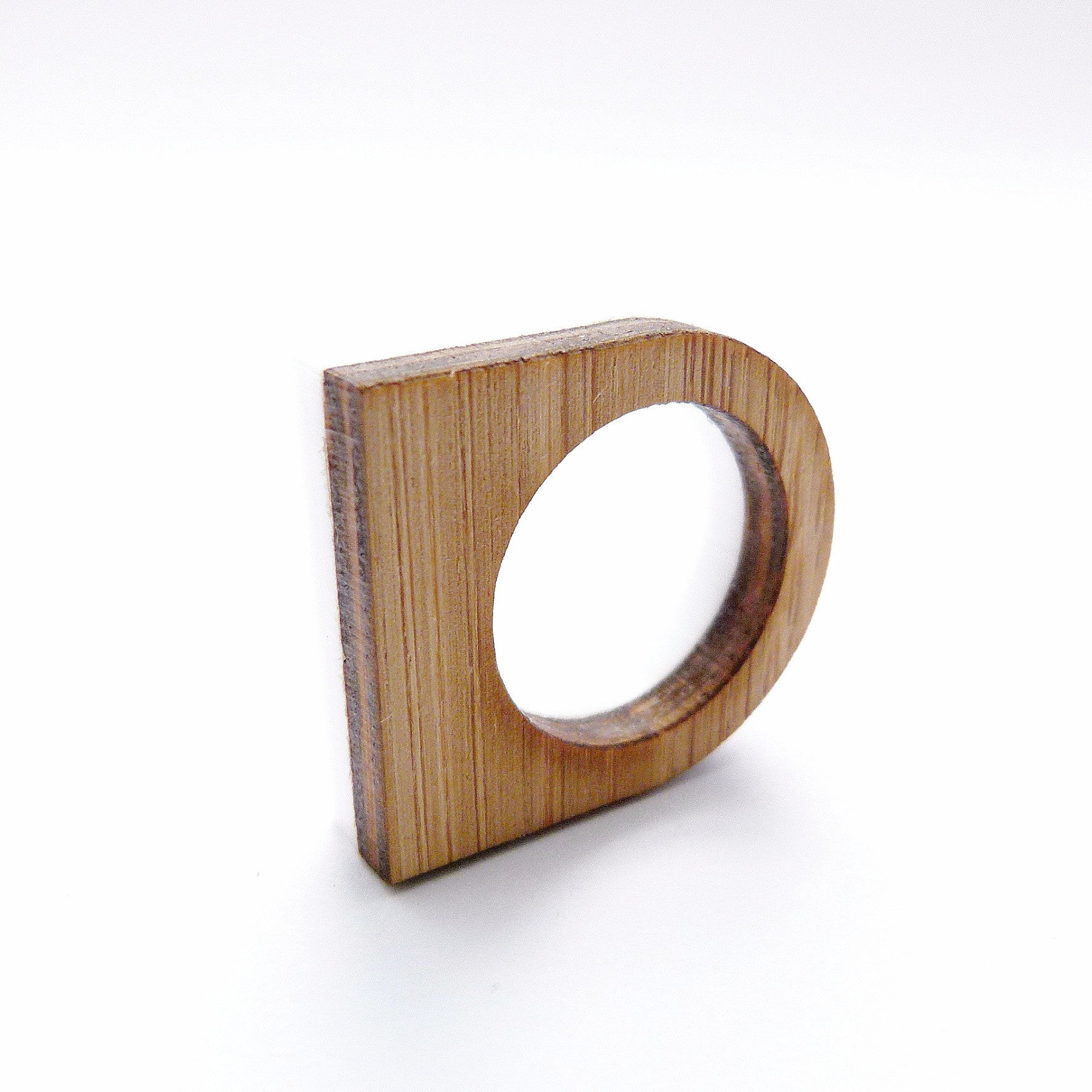 Square ring - jewellery - eco friendly - sustainable jewelry - jewelry - One Happy Leaf