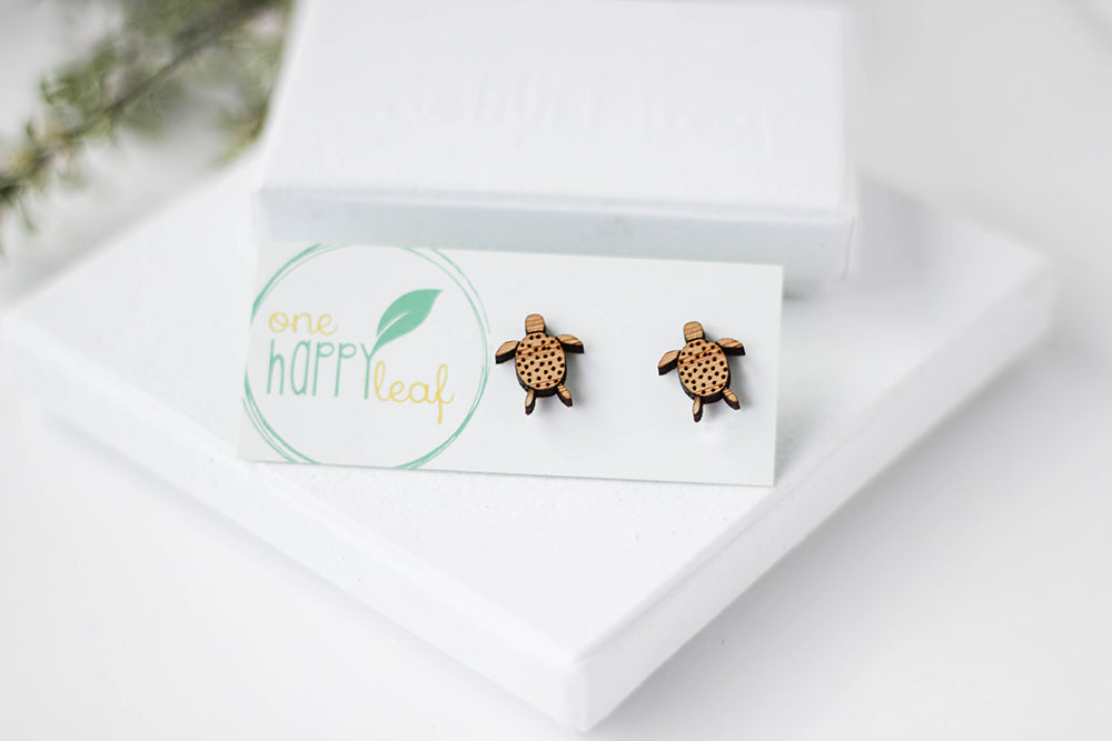 Turtle earrings