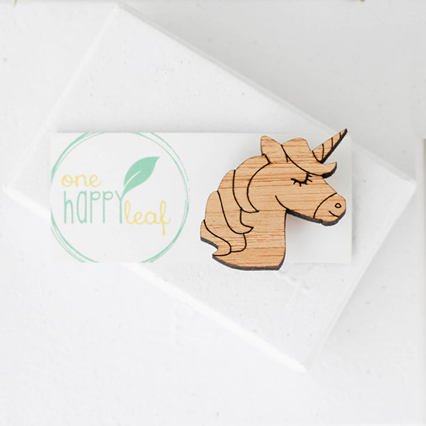 Unicorn brooch, unicorn badge, unicorn pin