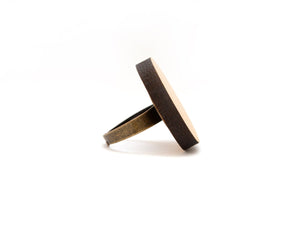 Statement ring - jewellery - eco friendly - sustainable jewelry - jewelry - One Happy Leaf